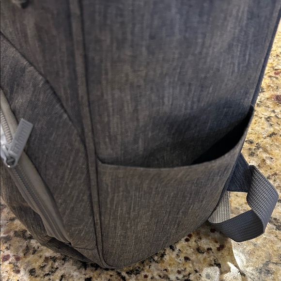 Gray small baby diaper Bag with packets compartments - Picture 2 of 8